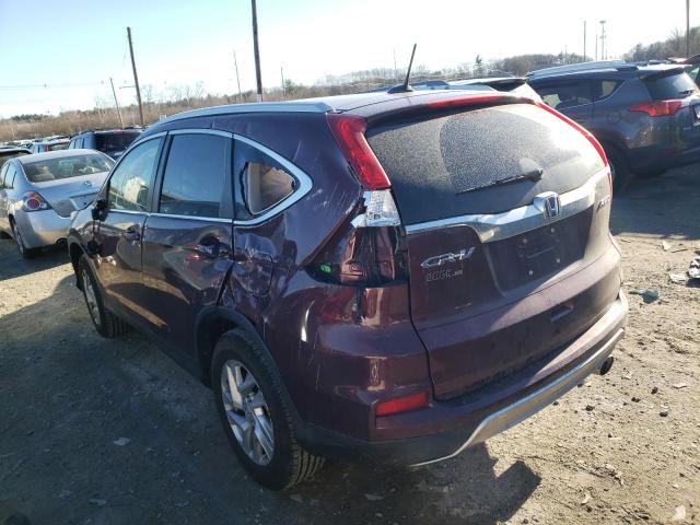 Photo 2 from auction – 2016 HONDA CR-V EXL with VIN 5J6RM4H78GL048465