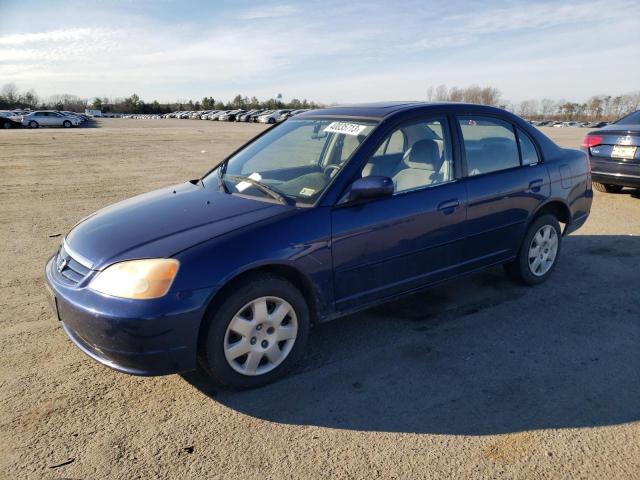 HONDA CIVIC EX 2001 with VIN 1HGES26751L036638 - Photo from auction