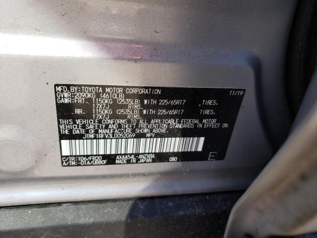 Photo 14 from auction – 2020 TOYOTA RAV4 LE with VIN JTMF1RFV3LD052069