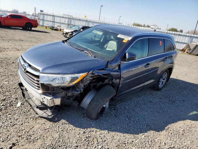 TOYOTA HIGHLANDER 2014 with VIN 5TDJKRFH7ES036370 - Photo from auction