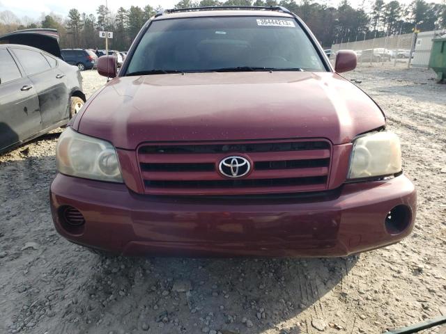 Photo 5 from auction – 2005 TOYOTA HIGHLANDER with VIN JTEGD21A650112486