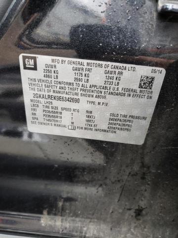 Photo 14 from auction – 2014 GMC TERRAIN SL with VIN 2GKALREK9E6342690