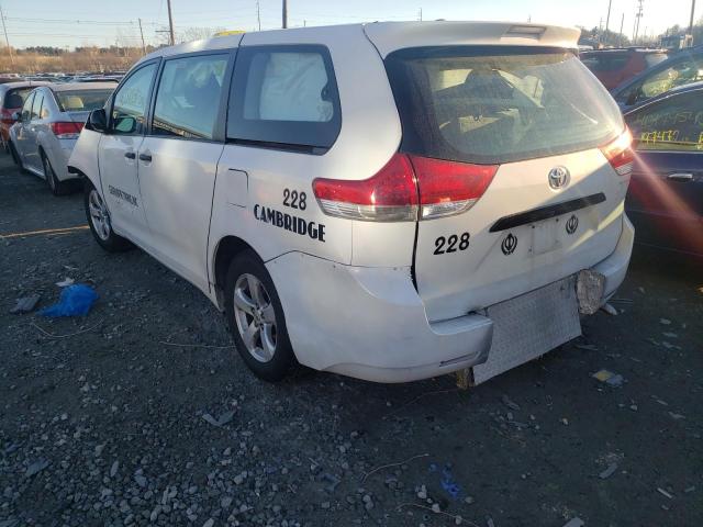 Photo 2 from auction – 2011 TOYOTA SIENNA with VIN 5TDZK3DC0BS153713