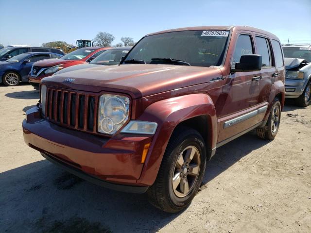 JEEP LIBERTY SP 2008 with VIN 1J8GP28K98W157300 - Photo from auction