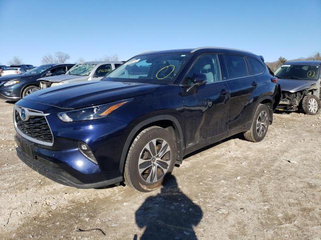 TOYOTA HIGHLANDER 2022 with VIN 5TDGBRCH9NS542622 - Photo from auction