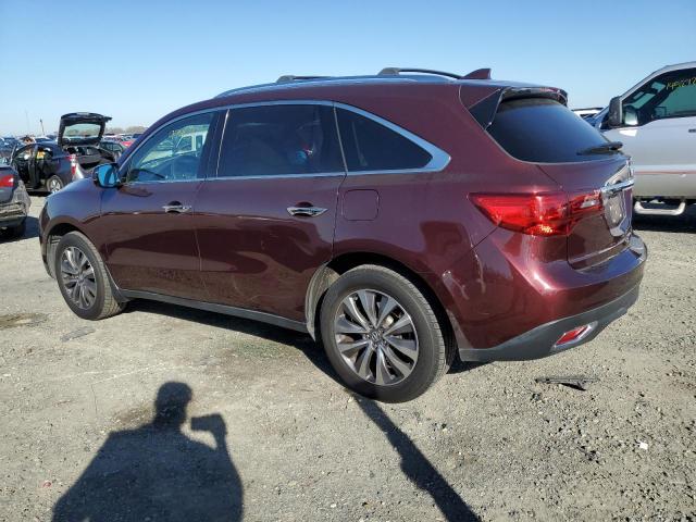Photo 2 from auction – 2016 ACURA MDX TECHNO with VIN 5FRYD4H45GB002309