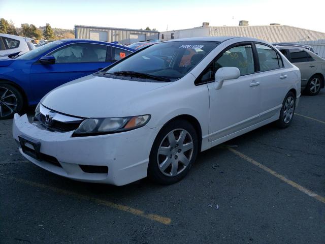 HONDA CIVIC LX 2010 with VIN 19XFA1F54AE076300 - Photo from auction