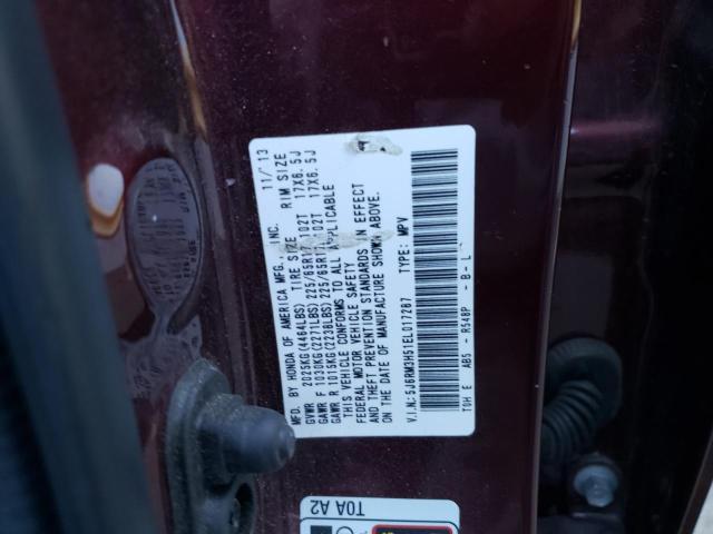 Photo 14 from auction – 2014 HONDA CR-V EX with VIN 5J6RM3H51EL017287