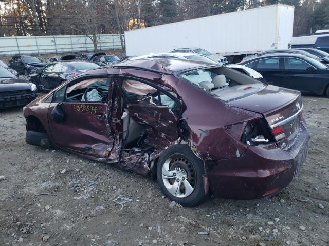 Photo 2 from auction – 2015 HONDA CIVIC LX with VIN 2HGFB2F55FH505928