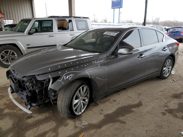 INFINITI Q50 BASE 2016 with VIN JN1CV7AR1GM252818 - Photo from auction