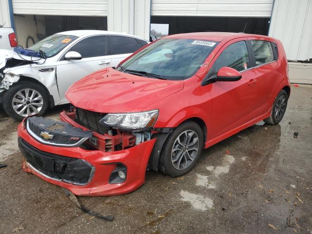 CHEVROLET SONIC LT 2017 with VIN 1G1JD6SHXH4100392 - Photo from auction