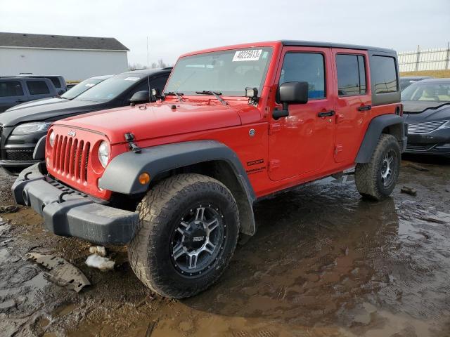 JEEP WRANGLER U 2016 with VIN 1C4BJWDG7GL257892 - Photo from auction