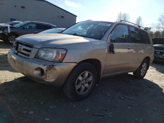 TOYOTA HIGHLANDER 2004 with VIN JTEDP21A740025009 - Photo from auction