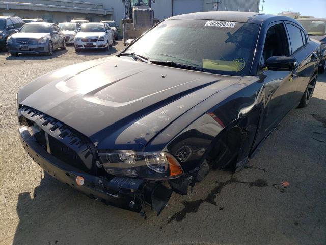 DODGE CHARGER R/ 2014 with VIN 2C3CDXCTXEH350971 - Photo from auction