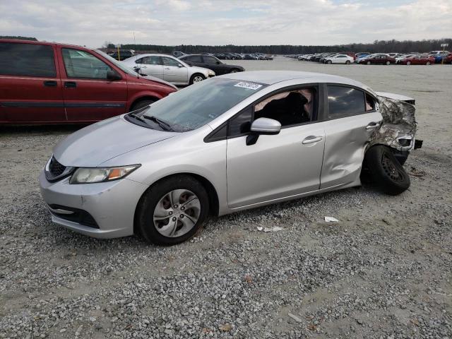 HONDA CIVIC LX 2015 with VIN 19XFB2F5XFE029878 - Photo from auction