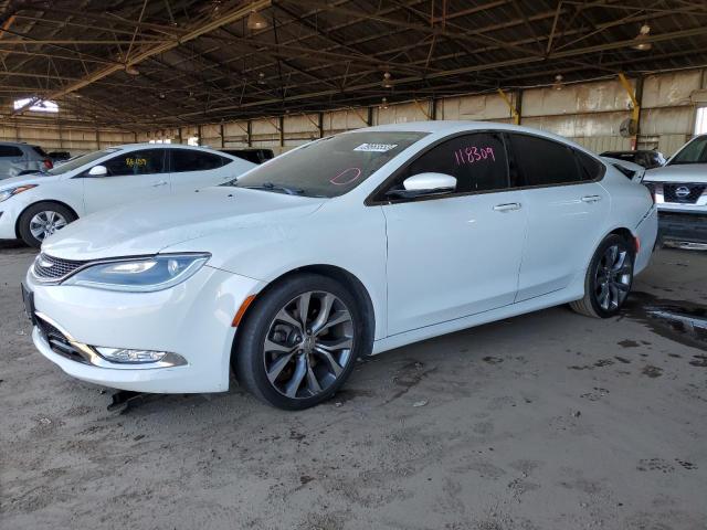 CHRYSLER 200 C 2015 with VIN 1C3CCCCG9FN580847 - Photo from auction