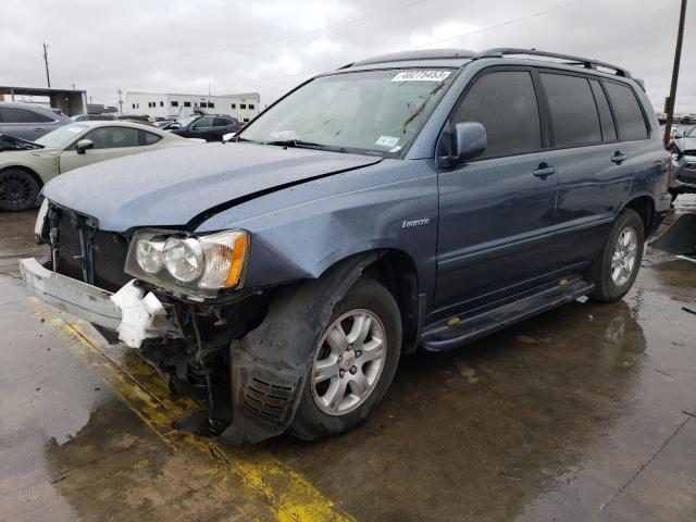 TOYOTA HIGHLANDER 2003 with VIN JTEGF21A330086744 - Photo from auction