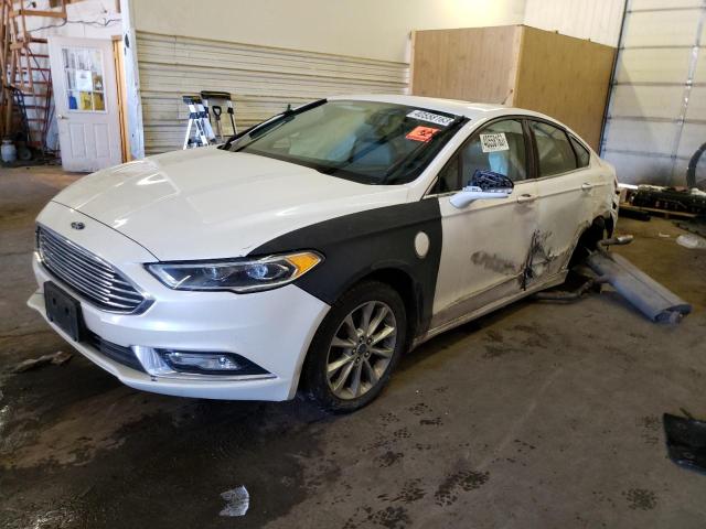 FORD FUSION SE 2017 with VIN 3FA6P0PU6HR269765 - Photo from auction