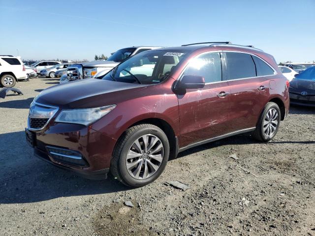 ACURA MDX TECHNO 2016 with VIN 5FRYD4H45GB002309 - Photo from auction