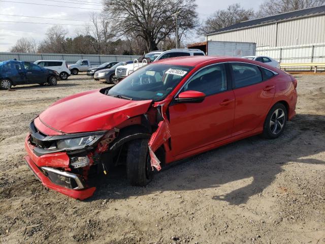 HONDA CIVIC LX 2019 with VIN 2HGFC2F66KH537125 - Photo from auction