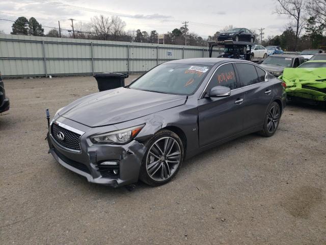 INFINITI Q50 BASE 2014 with VIN JN1BV7AR9EM698434 - Photo from auction