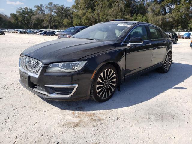 LINCOLN MKZ BLACK 2017 with VIN 3LN6L5H96HR600109 - Photo from auction