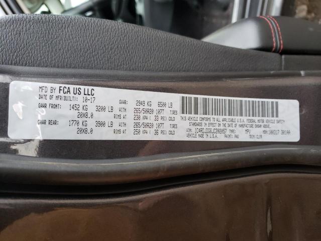 Photo 14 from auction – 2018 DODGE DURANGO GT with VIN 1C4RDJDG6JC202057