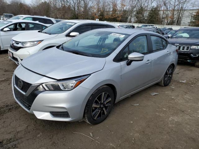 NISSAN VERSA SV 2021 with VIN 3N1CN8EVXML873347 - Photo from auction
