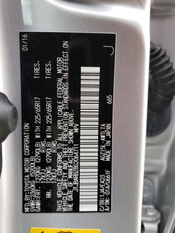 Photo 14 from auction – 2016 LEXUS NX 200T BA with VIN JTJBARBZ8G2064711