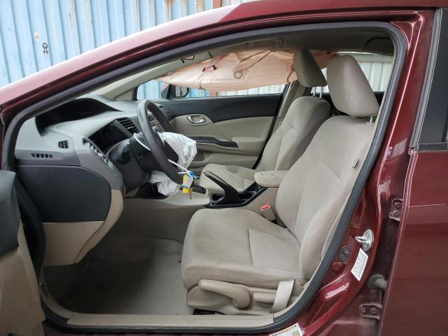 Photo 7 from auction – 2012 HONDA CIVIC LX with VIN 19XFB2F59CE329990