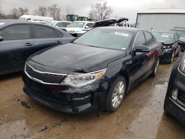 KIA OPTIMA EX 2018 with VIN 5XXGU4L30JG205317 - Photo from auction