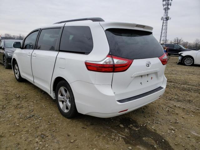 Photo 2 from auction – 2016 TOYOTA SIENNA LE with VIN 5TDKK3DC5GS764782