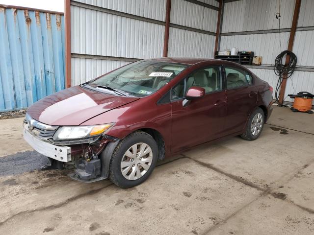 HONDA CIVIC LX 2012 with VIN 19XFB2F59CE329990 - Photo from auction