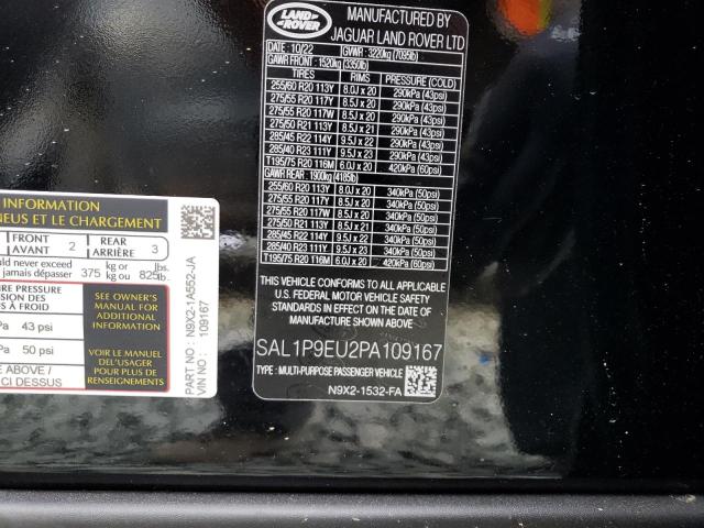 Photo 14 from auction – 2023 LAND ROVER RANGE ROVE with VIN SAL1P9EU2PA109167