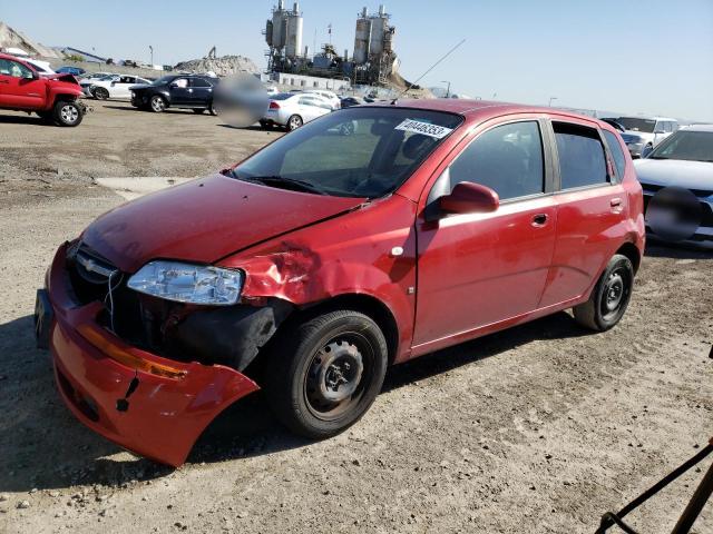 CHEVROLET AVEO BASE 2007 with VIN KL1TD66617B788177 - Photo from auction