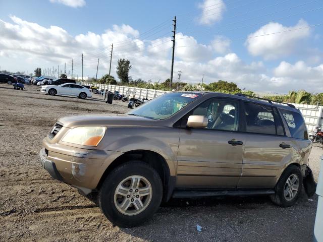 HONDA PILOT EX 2003 with VIN 2HKYF18433H550959 - Photo from auction