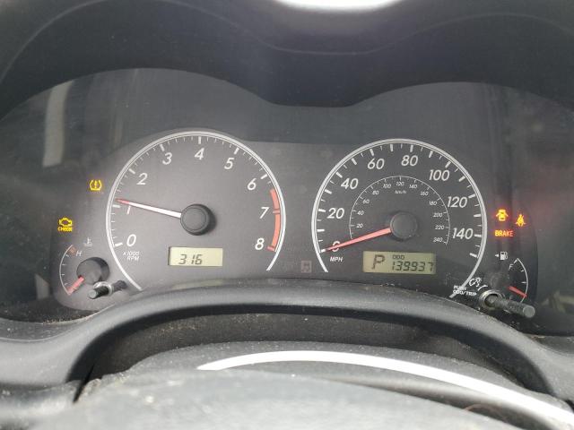 Photo 9 from auction – 2009 TOYOTA COROLLA BA with VIN 2T1BU40E49C152432