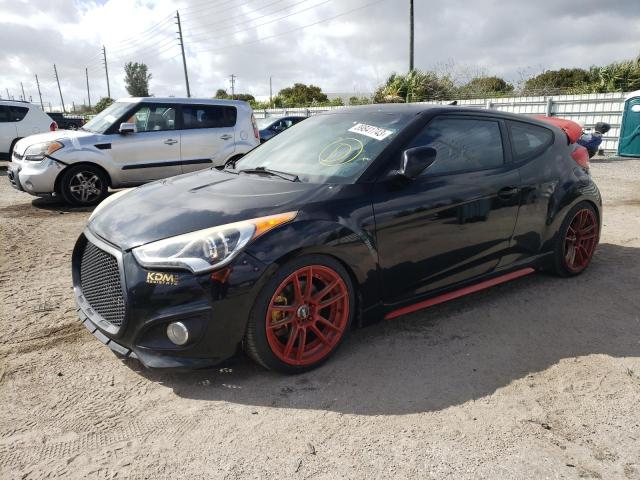 HYUNDAI VELOSTER T 2014 with VIN KMHTC6AE2EU207180 - Photo from auction