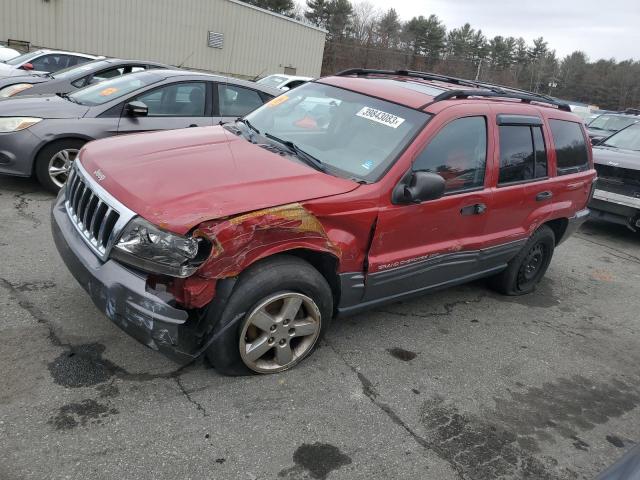 JEEP GRAND CHER 2004 with VIN 1J4GW48S34C289528 - Photo from auction