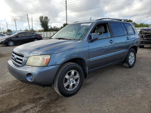 TOYOTA HIGHLANDER 2005 with VIN JTEGP21A450047919 - Photo from auction