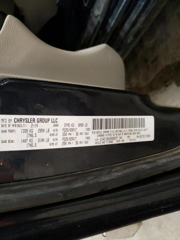 Photo 14 from auction – 2014 CHRYSLER TOWN & COU with VIN 2C4RC1BGXER292977