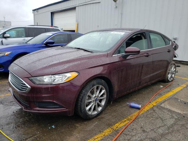 FORD FUSION SE 2017 with VIN 3FA6P0HDXHR320599 - Photo from auction