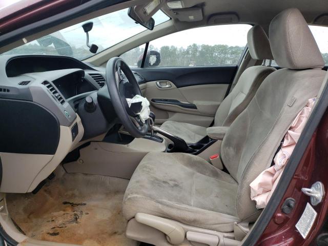 Photo 7 from auction – 2012 HONDA CIVIC LX with VIN 19XFB2F55CE076523