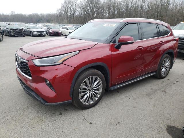 TOYOTA HIGHLANDER 2022 with VIN 5TDFZRBH1NS182657 - Photo from auction