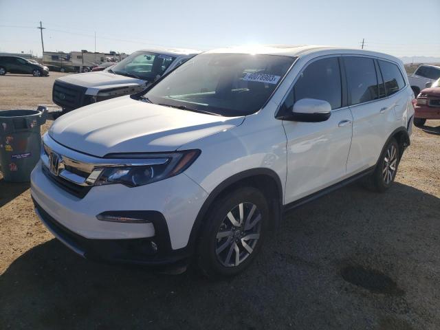 HONDA PILOT EXL 2021 with VIN 5FNYF5H55MB030844 - Photo from auction
