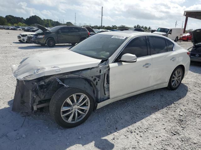INFINITI Q50 BASE 2015 with VIN JN1BV7APXFM337665 - Photo from auction