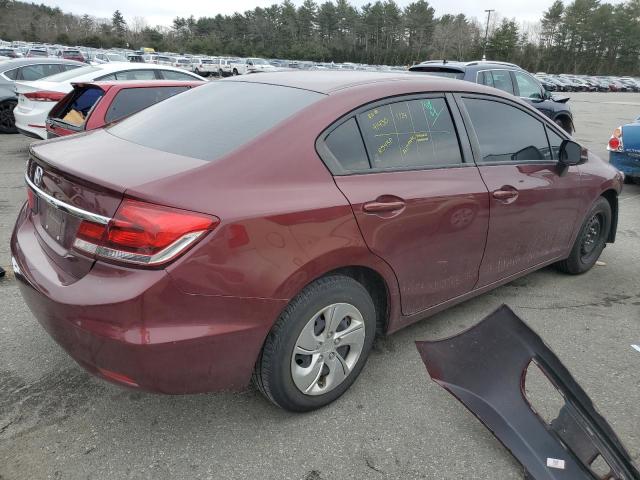 Photo 3 from auction – 2013 HONDA CIVIC LX with VIN 2HGFB2F5XDH591430