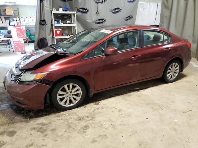 HONDA CIVIC EX 2012 with VIN 2HGFB2F84CH544614 - Photo from auction