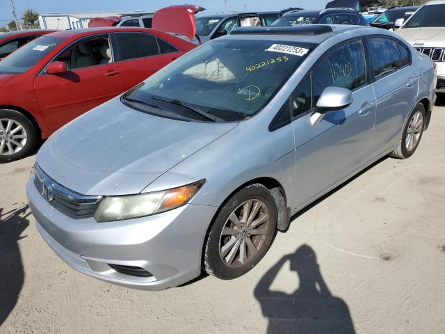 HONDA CIVIC EX 2012 with VIN 2HGFB2F83CH507487 - Photo from auction