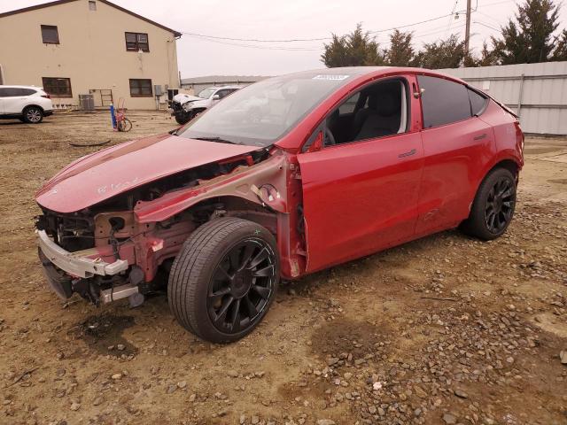 TESLA MODEL Y 2021 with VIN 5YJYGAEE5MF207967 - Photo from auction